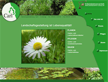 Tablet Screenshot of gartengestaltung-coburg.de
